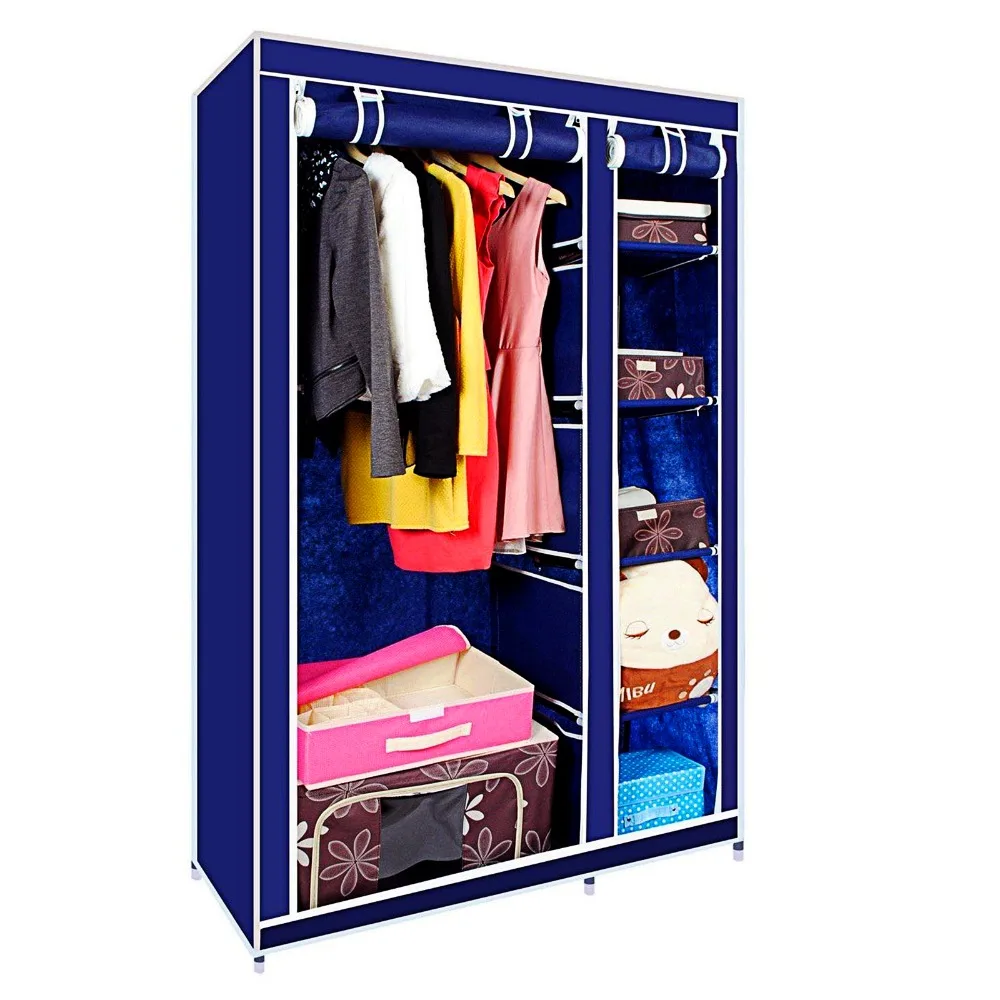 7 Drawers Portable Cloth Wardrobe Anti-dust Closet Foldable Clothe Storage Cabinet Shelf for Student Dormitory Home Furniture