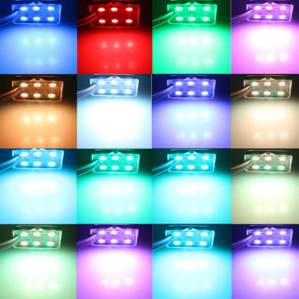 Атмосферные лампы, декоративный интерьер автомобиля, светодиодный RGB лампы, полосы света для украшения автомобиля, освещение автомобиля A20