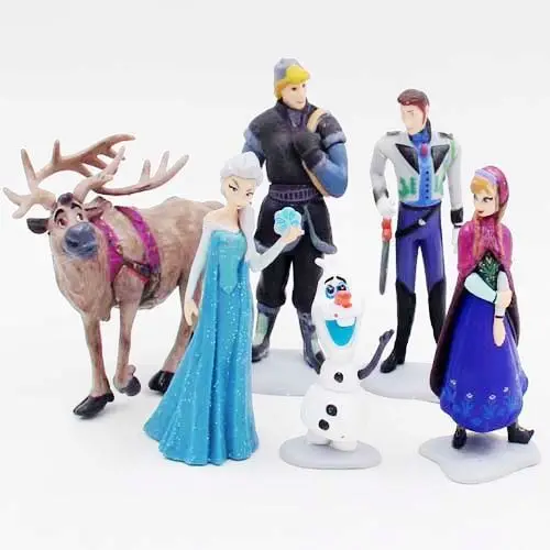 Disney Princess Toys 6pcs/Lot 5-11cm Frozen Snow Queen Elsa Anna Olaf Sven Kristoff Pvc Action Figure Doll For Kids Gift Disney Princess Toys 6pcs/Lot 5-11cm Frozen Snow Queen Elsa Anna Olaf Sven Kristoff Pvc Action Figure Doll For Kids Gift