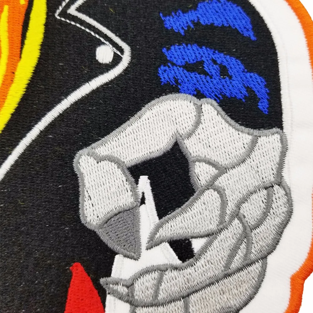 T17421-1 DEVILS GHOSTS MONTRAL MC 1% EMBROIDERY IRON PATCH CUSTOM SEW BADGE (4)