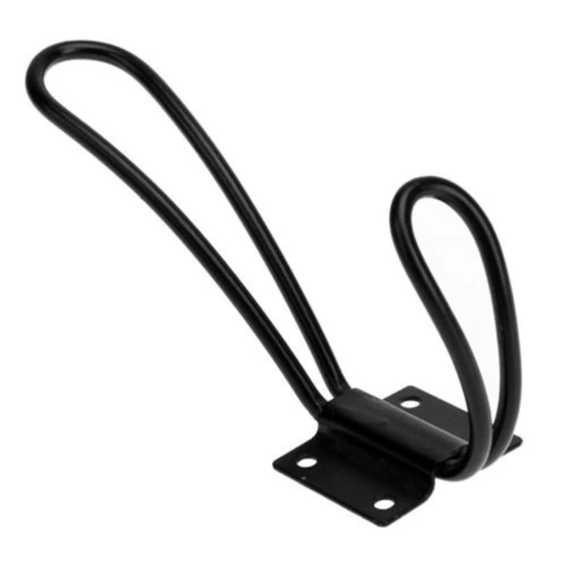 

Coat Hooks Metal Wall Door Mount Hat Hook Hanger Hanging Clothes Rack Black