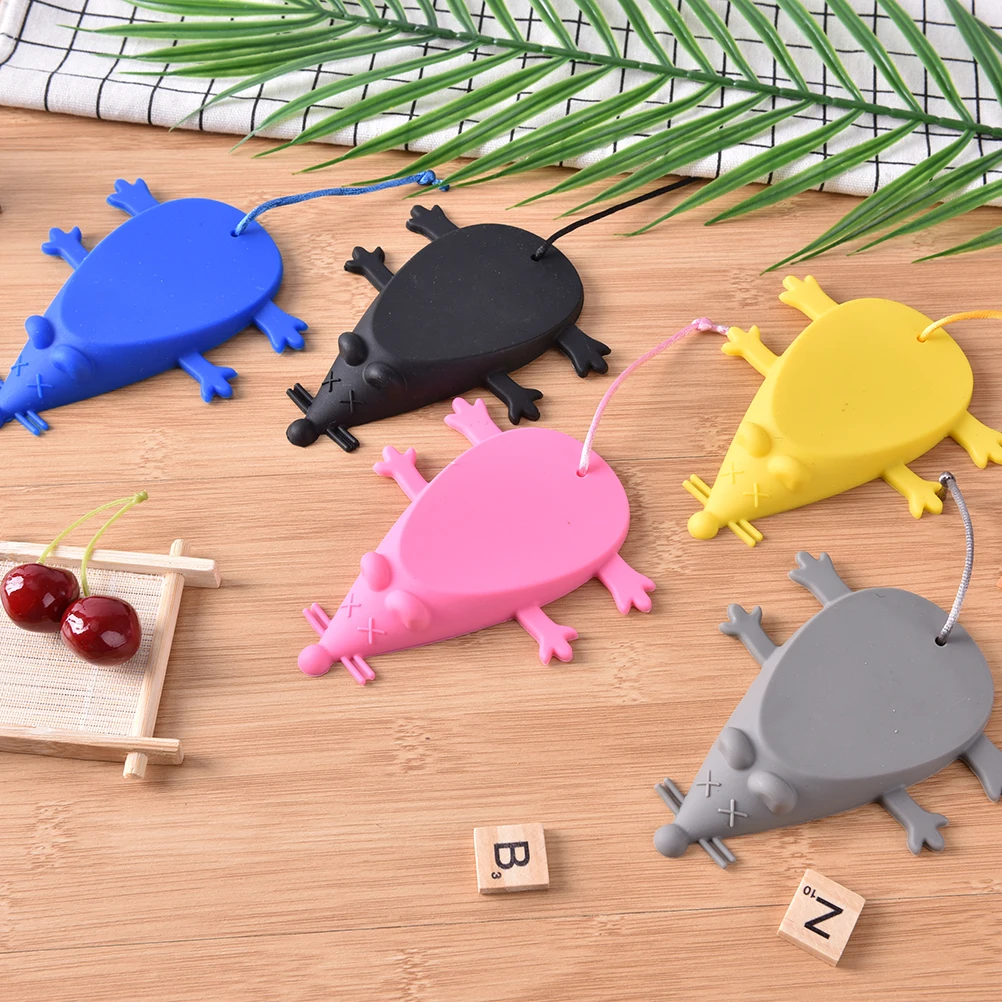 ZLinKJ Cute Door Stop Heavy Duty Rubber Mouse Door Stops Stopper Wedges Blockers Office Home