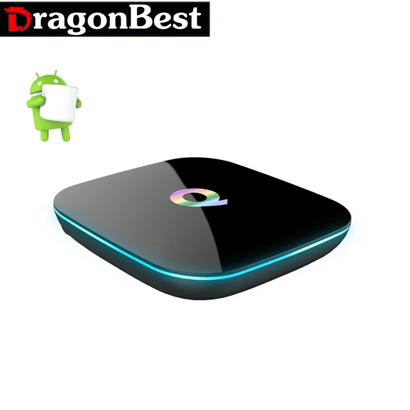 

Tv Box Amlogic S905X Android Q Box 5.1 2G 16G 1000M LAN 2.4G/5G Wifi Bluetooth 4.0 KODI 16.0 smart media player 10pcs Newest