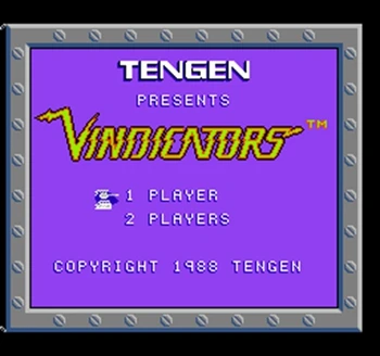 

Vindicators Region Free 60 Pin 8Bit Game Card For Subor Game Players