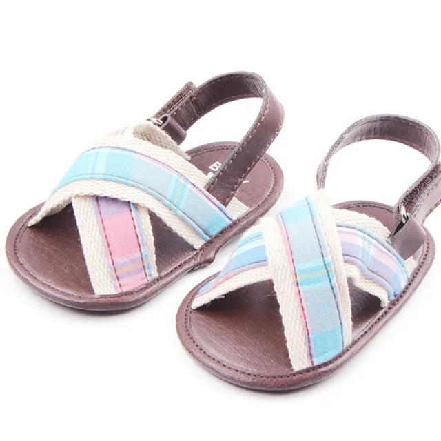 Summer new sandals fresh male baby boy and girl learning first walking