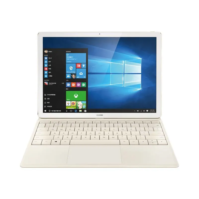 12,0 дюймов huawei MateBook Intel Core M3 CPU Windows 10 Мини ноутбук 4 Гб ОЗУ 128 Гб SSD 2160x1440 ips HD 5.0MP камера отпечаток пальца