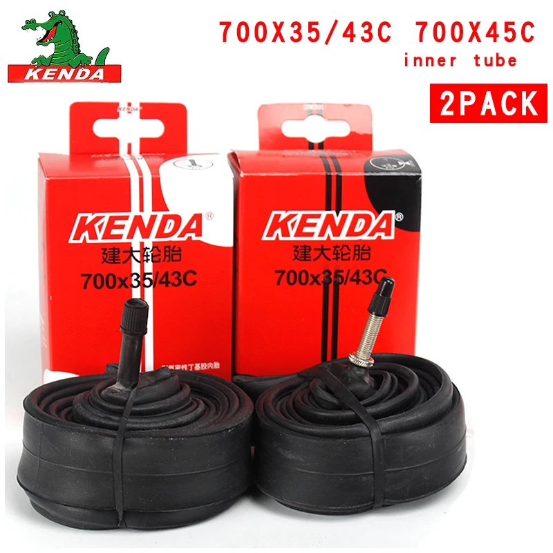 2 шт. Kenda внутренняя шина для велосипеда 700X35/43C 700X45C Американский клапан