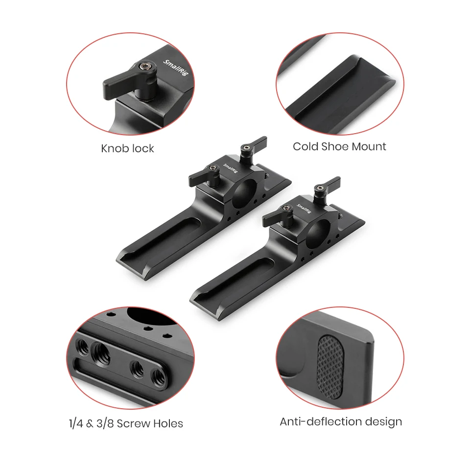 SmallRig 25 мм стержень опорные ножки для стабилизатора(DJI Ronin-M/Ronin-MX Grip/Freefly MoVI Ring) 1914