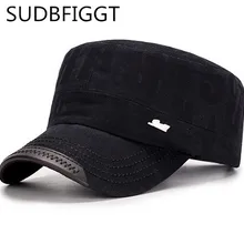 Новые летние классические Винтаж Flat Top Для мужчин s бейсболки из промытого хлопка и регулируемый головной убор Кепка с регулировкой размера модные армейские кепки для мужчин и женщин