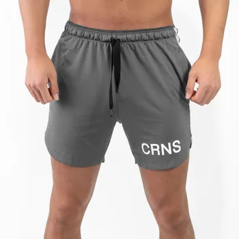 

New 2019 Summer New Mens Fitness Bodybuilding Breathable Quick Drying Short Sweatpants Gyms Men Casual Joggers Shorts