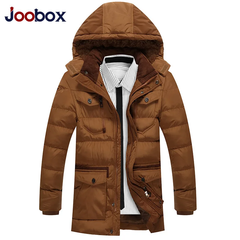 JOOBOX 2016 Winter Jacket Men Large Size Hooded Camperas Hombre Brand Clothing Winter Men New Warm