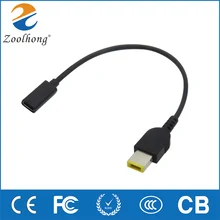 Для Lenov USB-C type C-тонкий наконечник кабельный адаптер/квадратный наконечник кабельный адаптер
