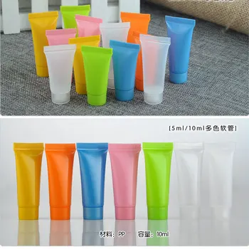 

3pcs 5ml 10ml Clear Plastic Soft Tubes Empty Cosmetic Cream Emulsion Lotion Packaging Containers Shampoo Facial Cleanser Tube