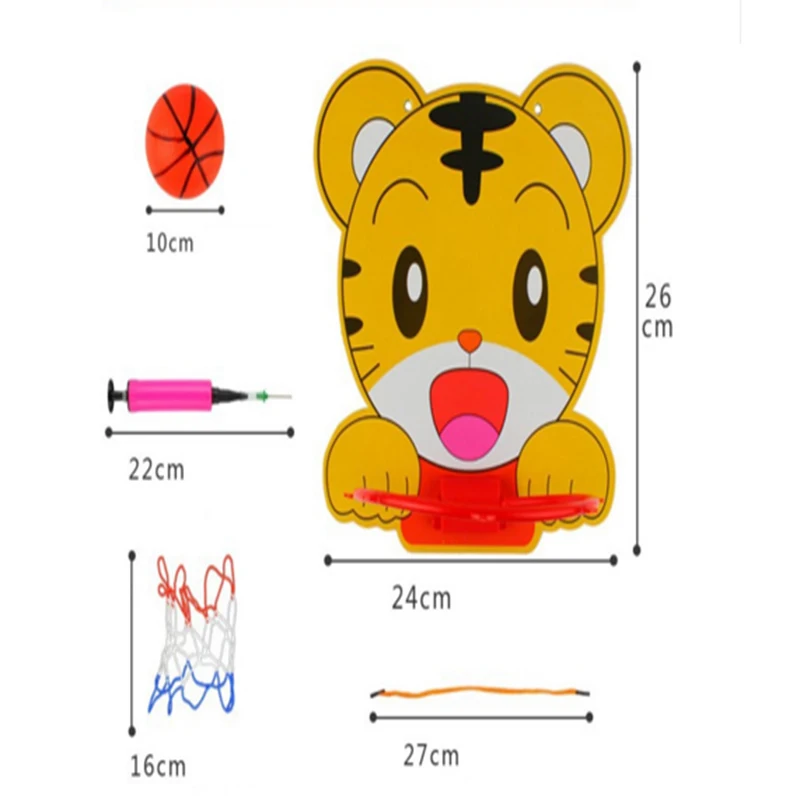 22*26 см мультипликационный баскетбольный доска дети внутри открытый баскетбол консольная коробка родитель-ребенок с ребенком Баскетбол