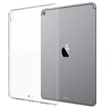 For iPad Pro 11 Case ,Transparent Slim Silicon Soft TPU Tablet Computer Case Shock Absorption For iPad Pro 11 12.9 inch (2018) protective shock absorption handheld plastic case for ipad mini blue