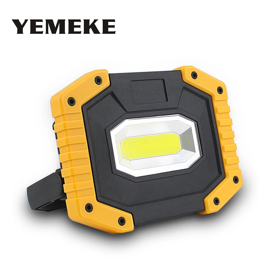 

20W Portable Lanterns Usb Rechargeable Cob Led Work Lamp Portable Spotlight Outdoor Waterproof IP44 Emergency Lamp Work Light