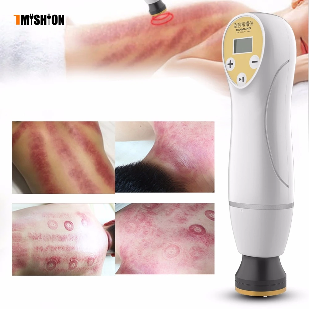

GuaSha Beauty Device Vacuum Scraping Therapy Massager Cupping Suction Device Health Acupuncture Home SPA US Plug