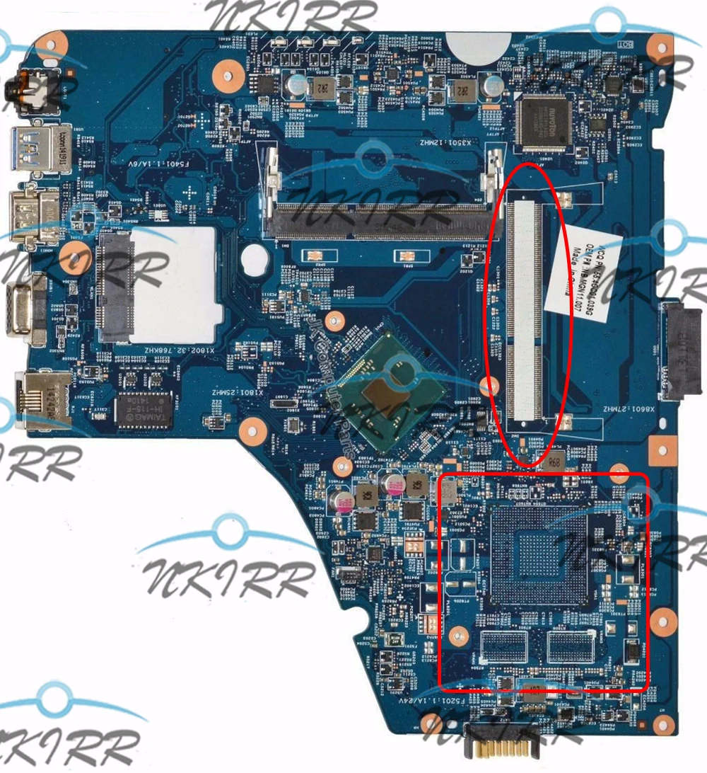 Новый EA40-BM MB 13233-1 M 48.4OC10.01M 13233-SB 48.4OC10.0SB 55. OC01D. 04G NBMGN11007 1,83 ГГц Материнская плата для Aspire E1-410 E1-410G