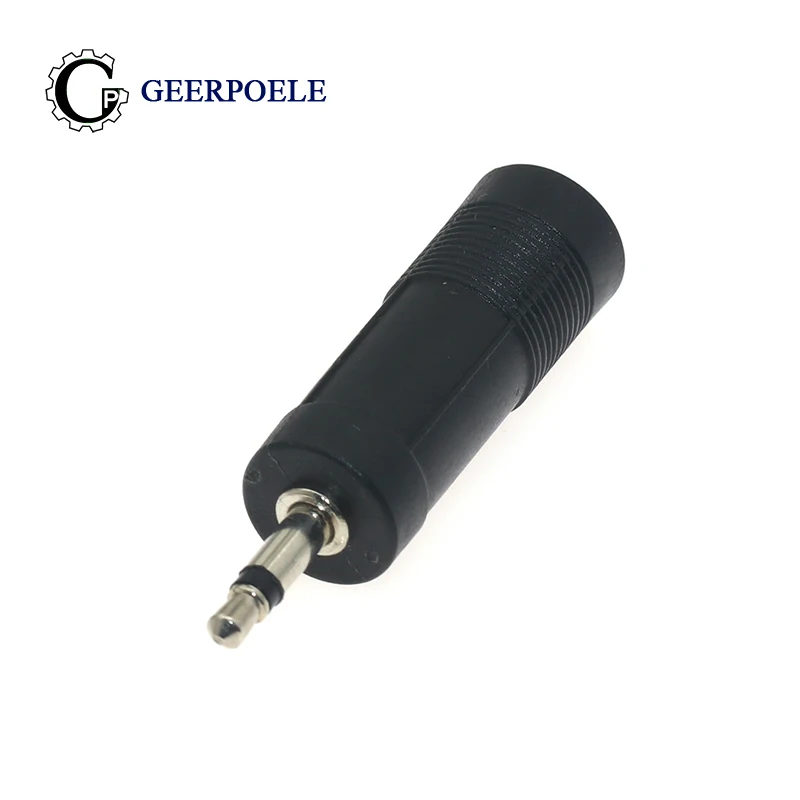 

8 pcs/lot Convert 3.5mm to 6.5mm Two-core Mono Connectors Male Jack Electric Headphone Plug Wire Terminals Audio Adapter Plug