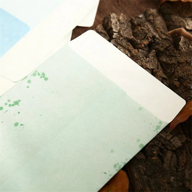 6 шт./компл. старинная буква бумага и конверт набор китайская живопись цветы лотоса самодельный Конверт Конверты для приглашений бумага