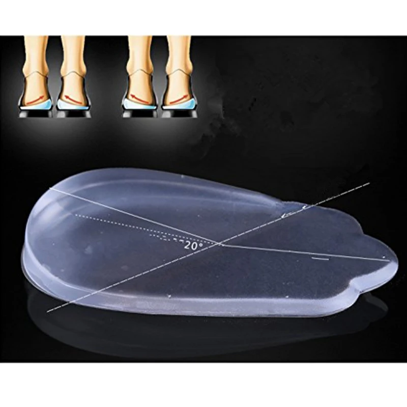 1Pair Orthopedic Insoles Shoe Inserts Medial & Lateral Heel Wedge Lift