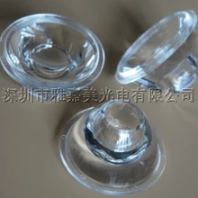 Высококачественная светодиодная линза 20 мм 20 градусов гладкая вогнутая линза, без держателя, объектив с высокой мощностью