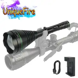 Светодиодный лампы UniqueFire фонарик 1508 T75 XM-L2 светодиодный фонарик масштабируемый Фокусировочный фонарь 2*18650 Батарея + два слота Зарядное