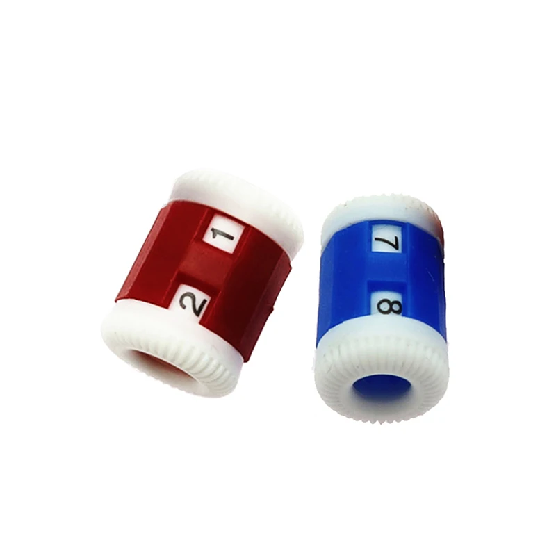 

4Pcs knitting machine accessories Plastic Manual Row Counters Crochet Weaving Logger Knitting Lines Number Calculator Tool L S