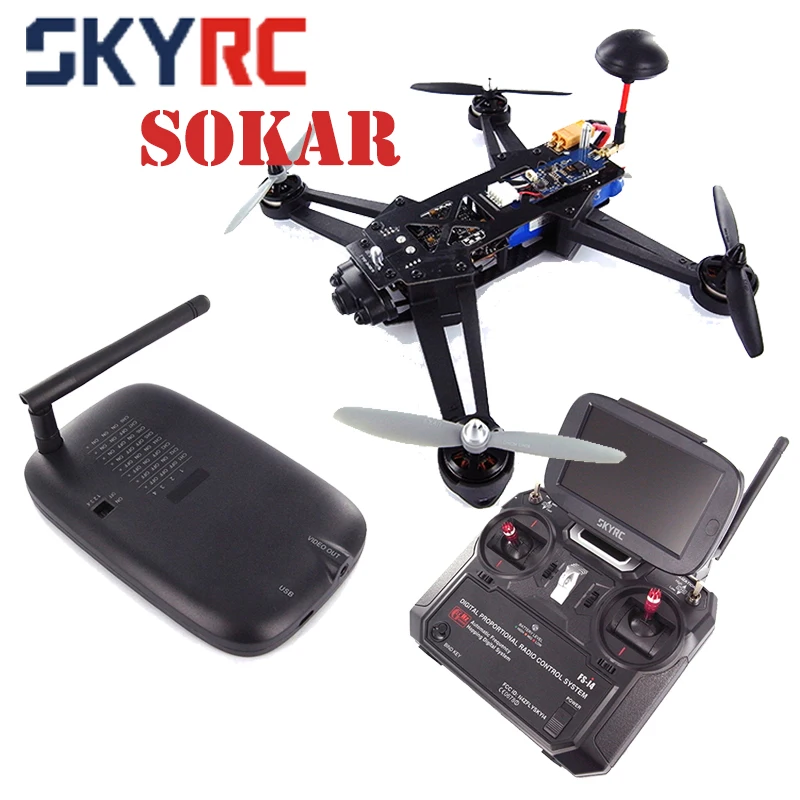 SKYRC SOKAR 2.4G 4CH FPV Drone with Camera HD RC Quadcopter RTF