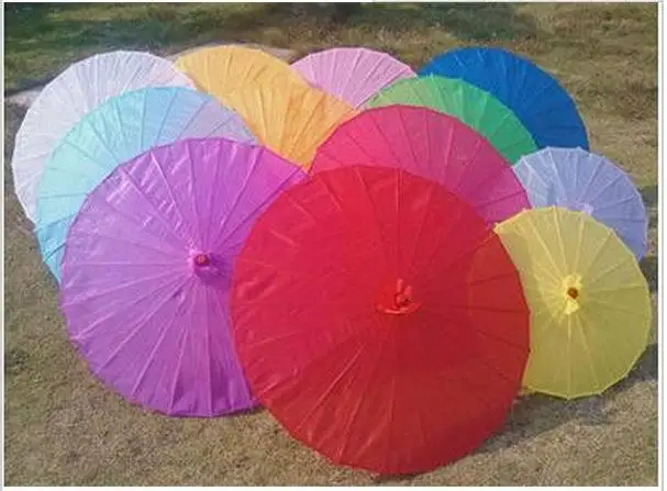 Sombrilla de china color blanco y rosa, accesorio tradicional de danza, objeto japonés de seda|paper umbrella|colored parasolspink parasol AliExpress
