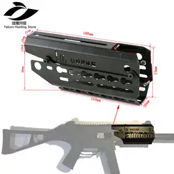 Тактический Охота свободном M-LOK Handguard Пикатинни тонкий стиль 2 шт Drop-в для UMP прицел горе пистолет аксессуар