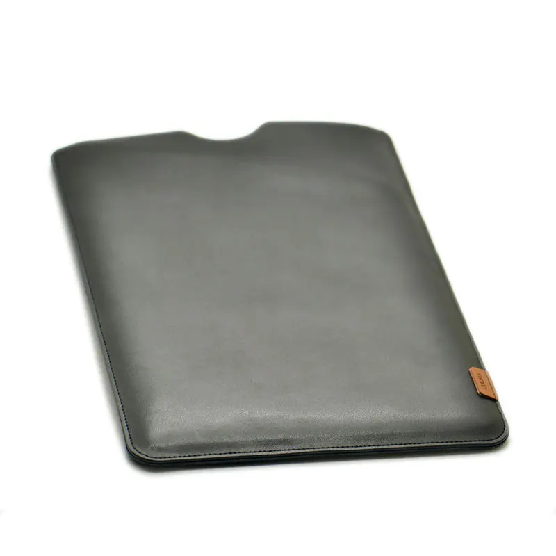 Поступление продажи ультра-тонкий плотно прилегающий Чехол-сумочка натуральная кожаная сумка для ноутбука чехол для hp призрак и Envy X360 13,3/15,6 - Цвет: Черный