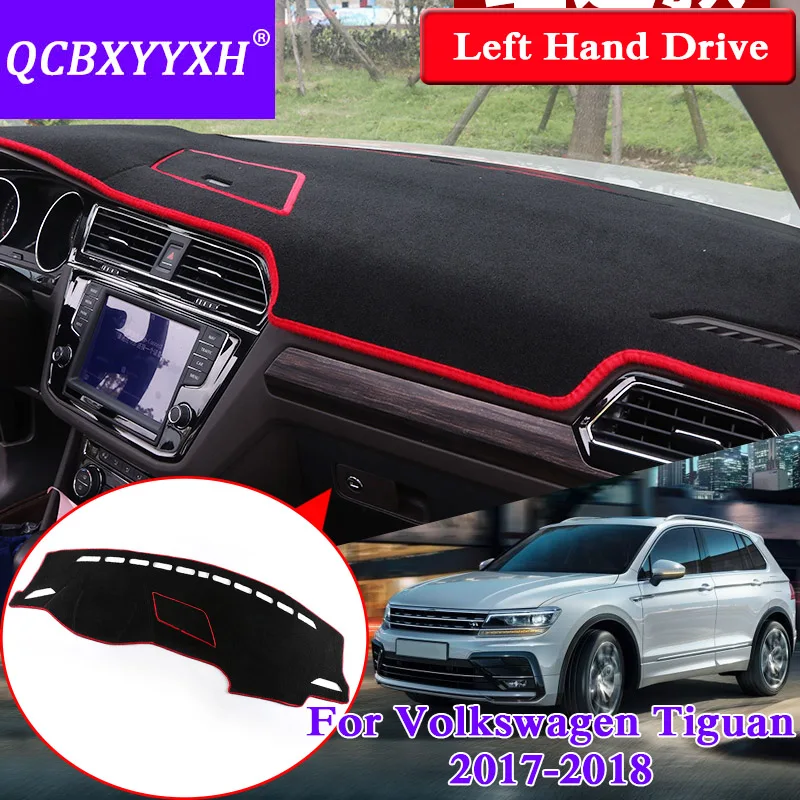 QCBXYYXH для Volkswagen Tiguan коврик на приборную панель защитный интерьер Photophobism коврик тент подушка для стайлинга автомобилей