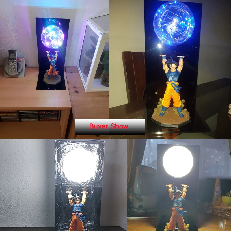 Весь набор Dragon Ball Son Goku Strength bombes Ночная лампа Luminaria детский домашний декоративный, настольный, светодиодный светильник для мультипликационных игрушек, подарок светодиодный