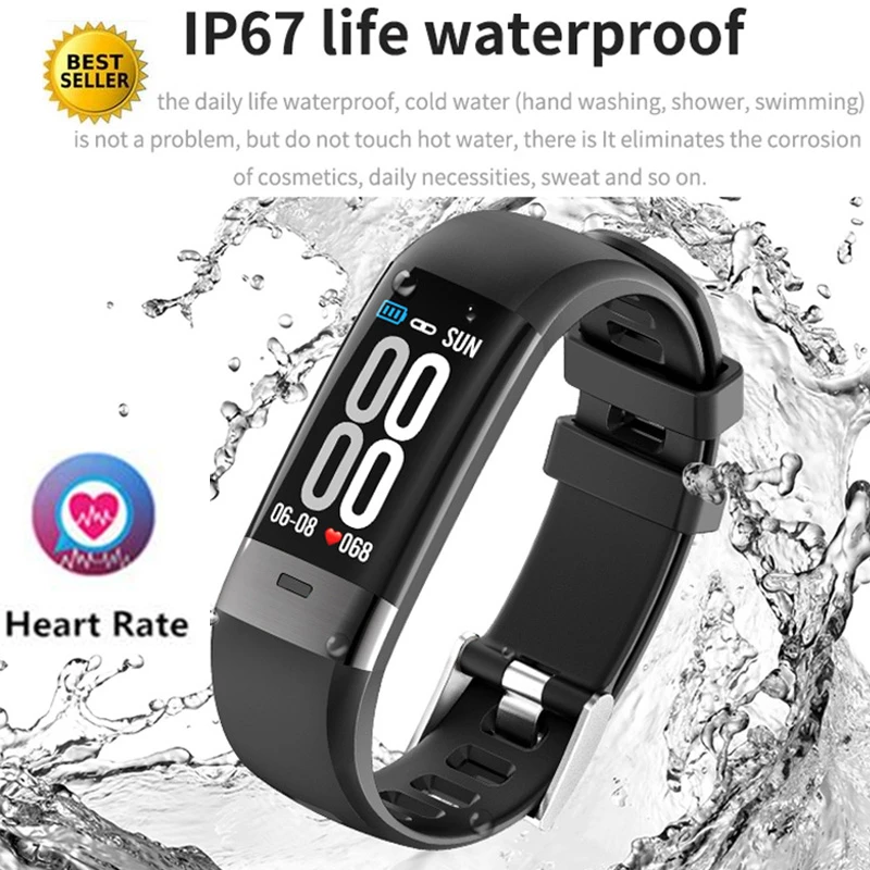 

G36 ECG PPG Smart Bracelet Blood Pressure Heart Rate Color Screen Sport Bracelet Multisport Activity Tracker Band Watch PK Y5
