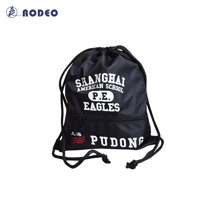 DSB022 Rodeo шнурок, спортивная сумка, Фитнес мешок, атлетика сумка Дизайн полный размер OEM логотипы, имя номер