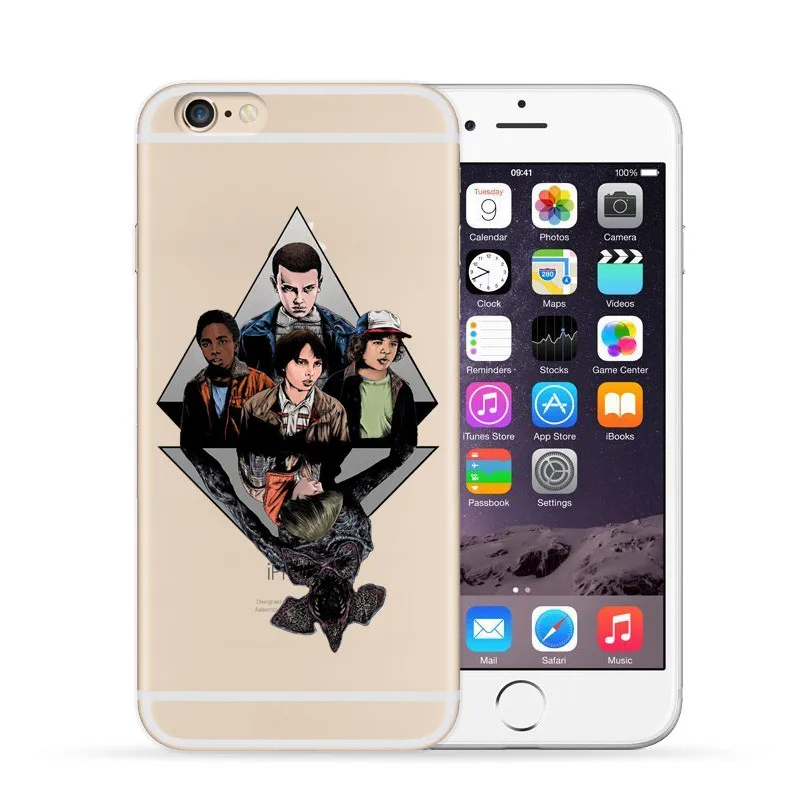 iphone 7 plus phone cases Stranger Things Christmas Lights Case For iphone 7 7Plus 6S 8 Plus X 5S SE Soft silicone TPU Phone Cases Back Cover Fundas Capa iphone 7 cover