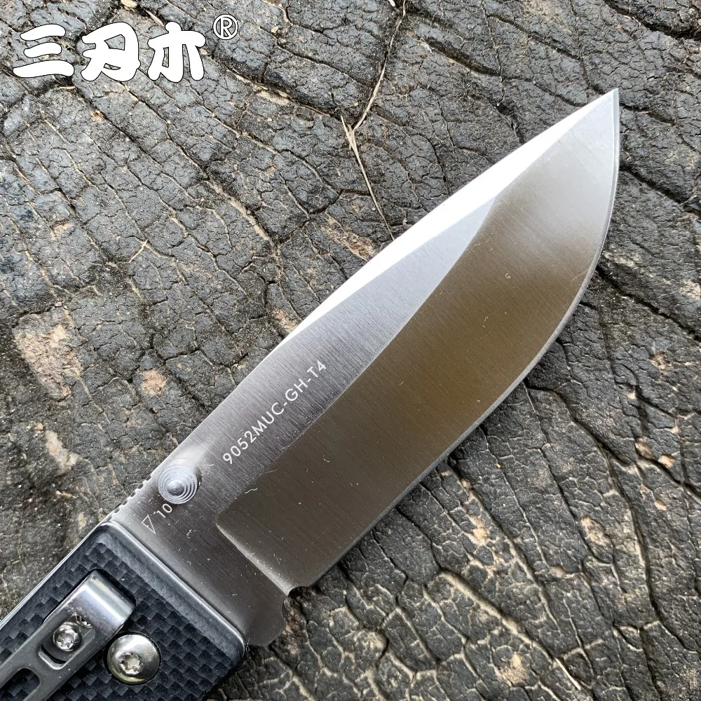 Sanrenmu 9052 Multitool Folding Pocket Knife 12C27 Stainless Steel Blade G10 Handle Outdoor Hunting Camping Survival Utility EDC