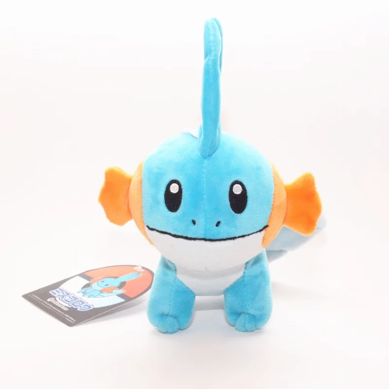 18 см стоящая Kunai Mudkip Пикачу Eevee фигурка для малышей, плюшевая, Kcute, Реалистичная, на день рождения, рождественский подарок для детей