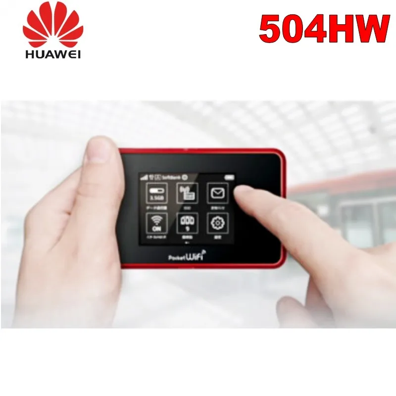 Разблокированный huawei 4g wifi роутер Портативный 4g Карманный WiFi 504HW 4g mifi роутер с sim-картой wifi мобильный 4G LTE Cat6 Мобильная точка доступа