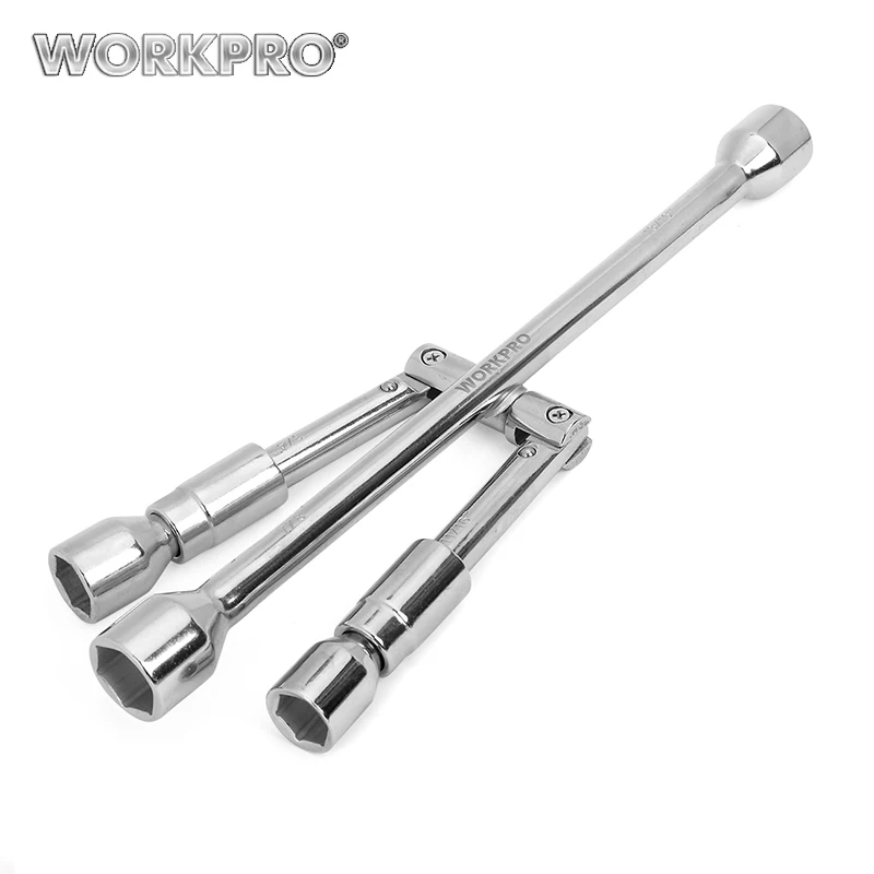 WORKPRO Socket Wrench Cross Wrench 4 Way Folding Wrench Car Repair Tools Tyre Remover Mounting Spanner WORKPRO Socket Wrench Cross Wrench 4 Way Folding Wrench Car Repair Tools Tyre Remover Mounting Spanner