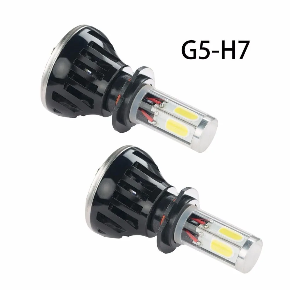 H7 COB LED 80W Lampe Phare Voiture Lumiere BEAM 12V