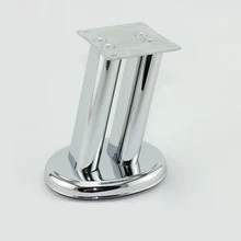 Упаковка из 4 шт.) Хромированная Мебель подставка ножки железная отделка шкаф стол диван кровать ноги