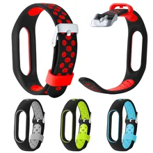 Hot Product New WaterProof Lightweight Ventilate TPE Wrist Strap Wristband Bracelet For Xiaomi Mi Band 2 wearable devices