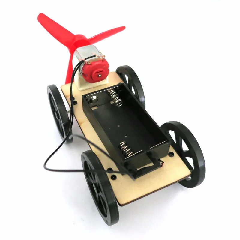 

DIY Wind Car Vehicle Small Science and Technology Model Popular Science Assembling Toys Creative Novelty Gifts