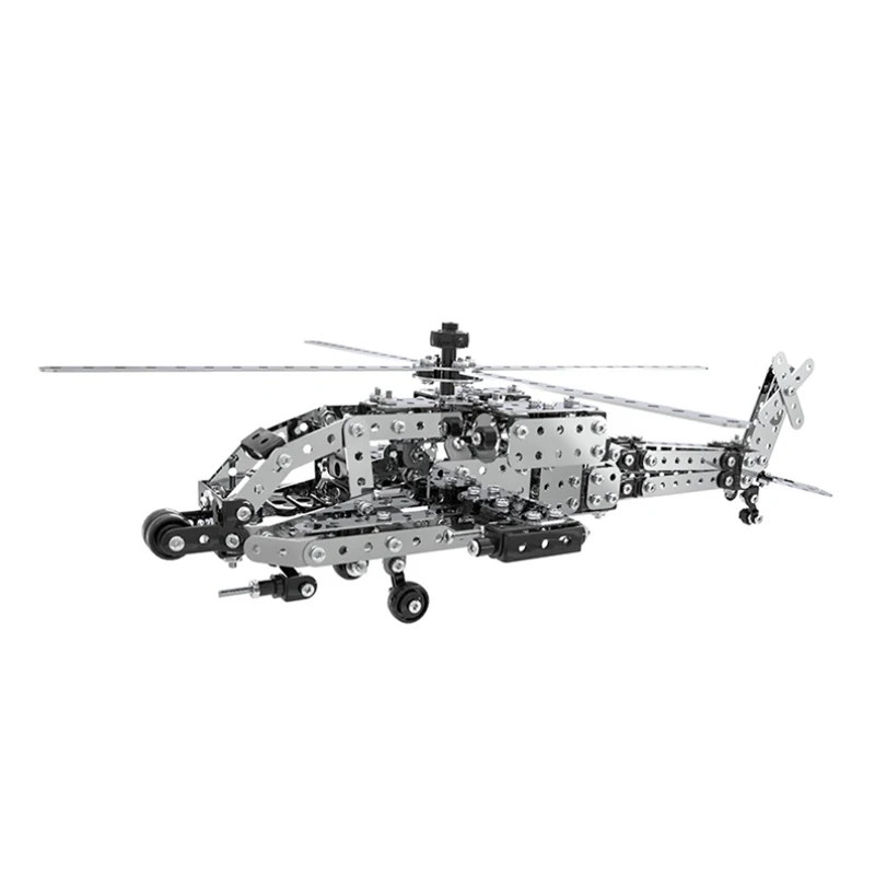 

DIY Helicopter Model Toy 3D Aircraft Building Blocks Assemled Plane Puzzle Building Kits Educational Toys For Children