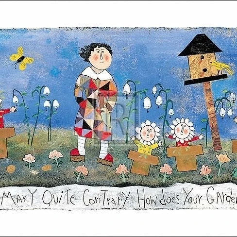 Mary  Mary Poster Print by Barbara Olsen (21 x 13)