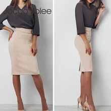 Jocoo Jolee Базовая Модальная Женская юбка средней длины кружевная женская повседневная короткая юбка средней длины