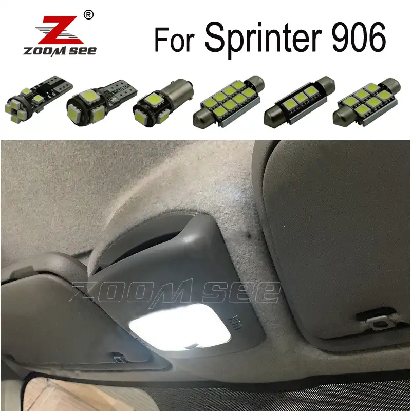 Detail Feedback Questions About 15pcs Led License Plate Lamp For 15pcs Led License Plate Lamp For Mercedes Benz Sprinter 906 W906 Bus Box Interior Dome