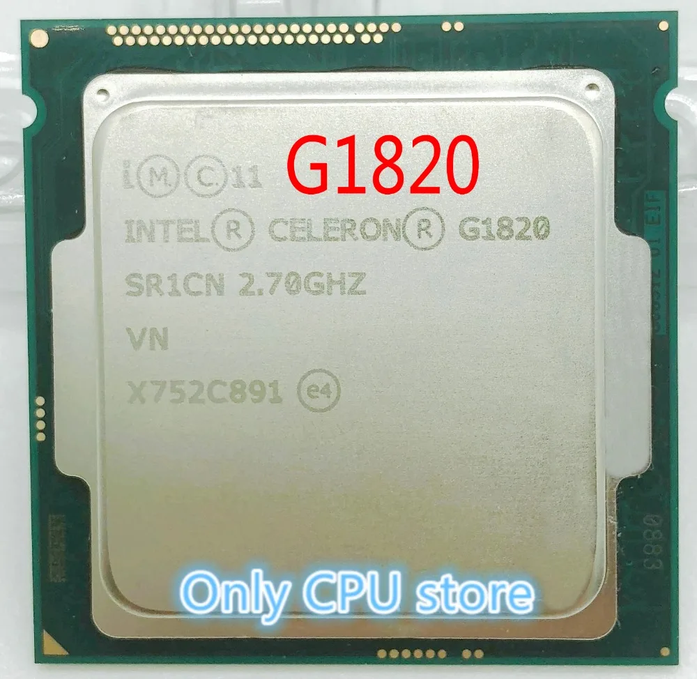 Celeron G1820 2700 МГц 2,7 ГГц 2 м кэш-разъем LGA 1150 двухъядерный процессор SR1CN разбитые кусочки